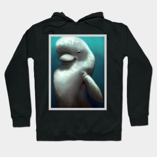 Happy Beluga Whale Hoodie